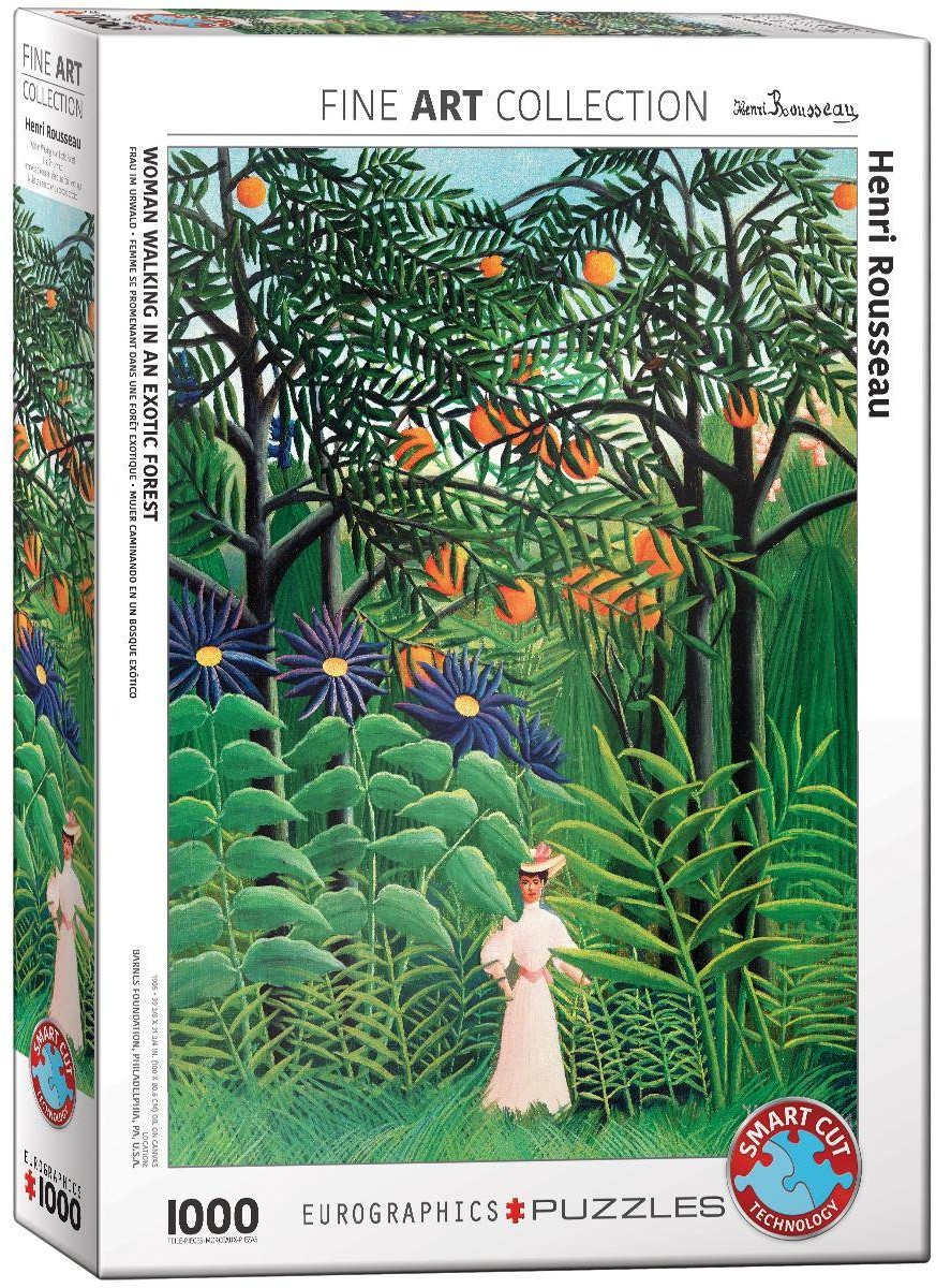 Eurographics Puzzle 1000 Woman in an Exotic Forest by Henri Rousseau 6000-5608 -