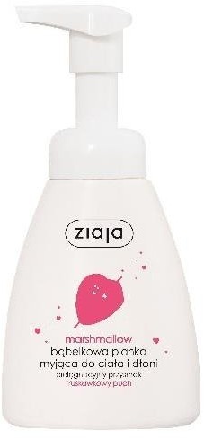 Ziaja Bąbelkowa pianka myjąca do ciała i dłoni Marshmallow 250ml 76089-uniw