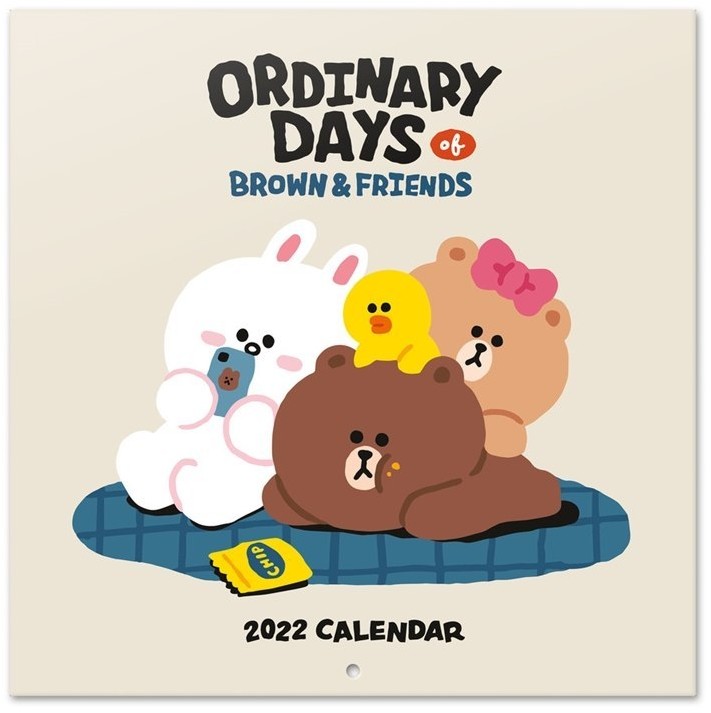 Line Friends Line Friends - Kalendarz 2022 30x30cm CP22032
