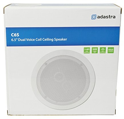 Adastra Głośnik adastra C6S 6,5 Dual Voice sufitowych, biały 952.537UK
