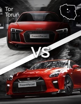 Jazda Audi R8 vs Nissan GT-R  Tor Toruń P0002035