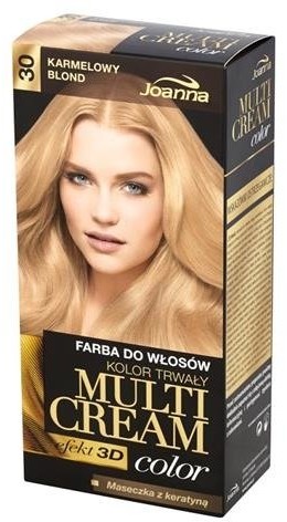 Joanna Multi Cream Color farba do włosów 30 Karmelowy Blond 62356-uniw