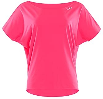 WINSHAPE WINSHAPE Damska super lekka koszulka funkcyjna Dance-top Dt101 neonoworóżowy L DT101