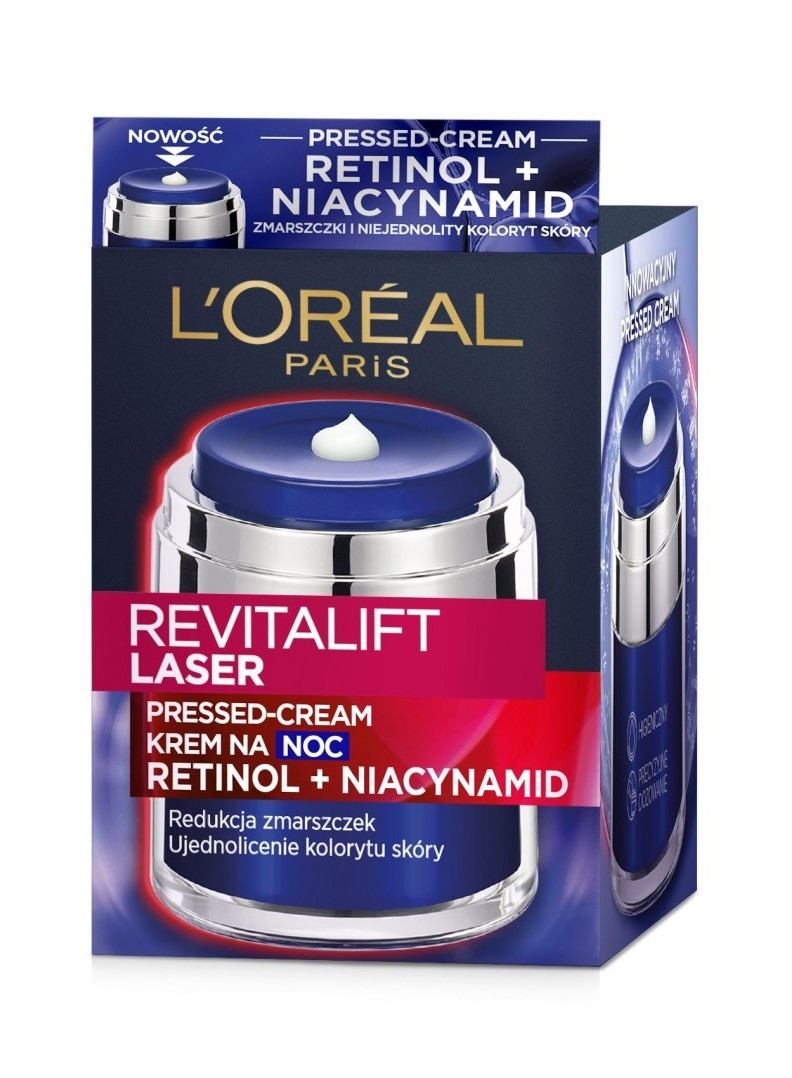 Loreal REVITALIFT LASER Krem redukujący zmarszczki na noc 50ml 132629