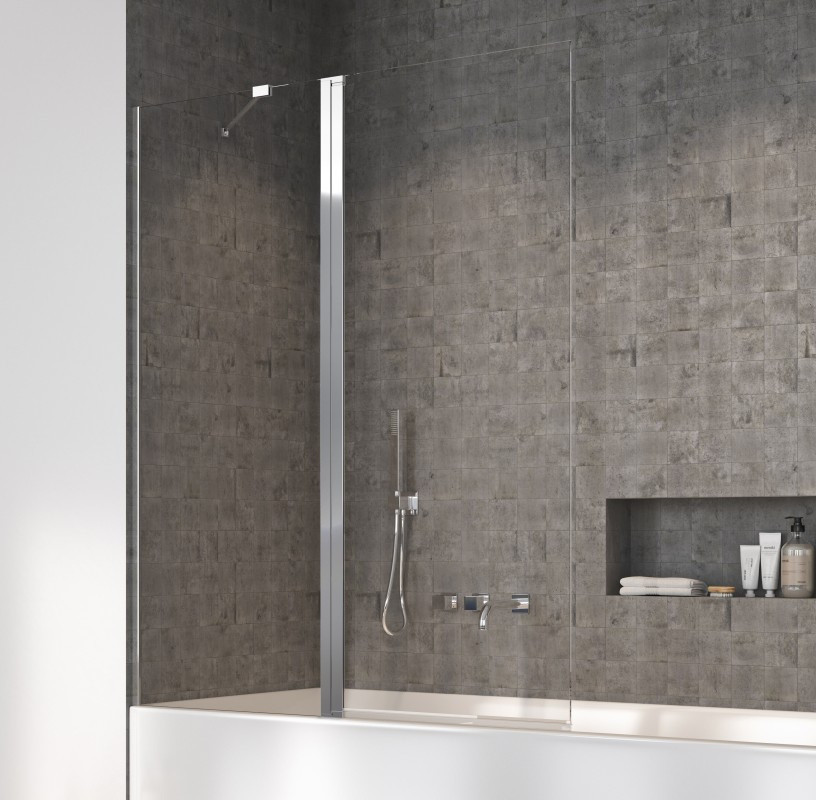 Radaway Nes PND II Parawan nawannowy wahadłowy dwuczęściowy 100x150 cm lewy 10009100-01-01L