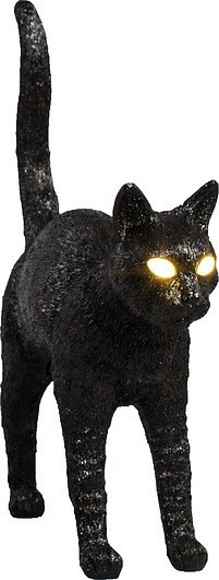 Seletti Lampa Jobby The Cat czarna 15041