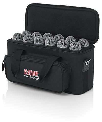 Gator Obudowa nylonowa wzmocniona dla 12 mikrofonów GM-12B