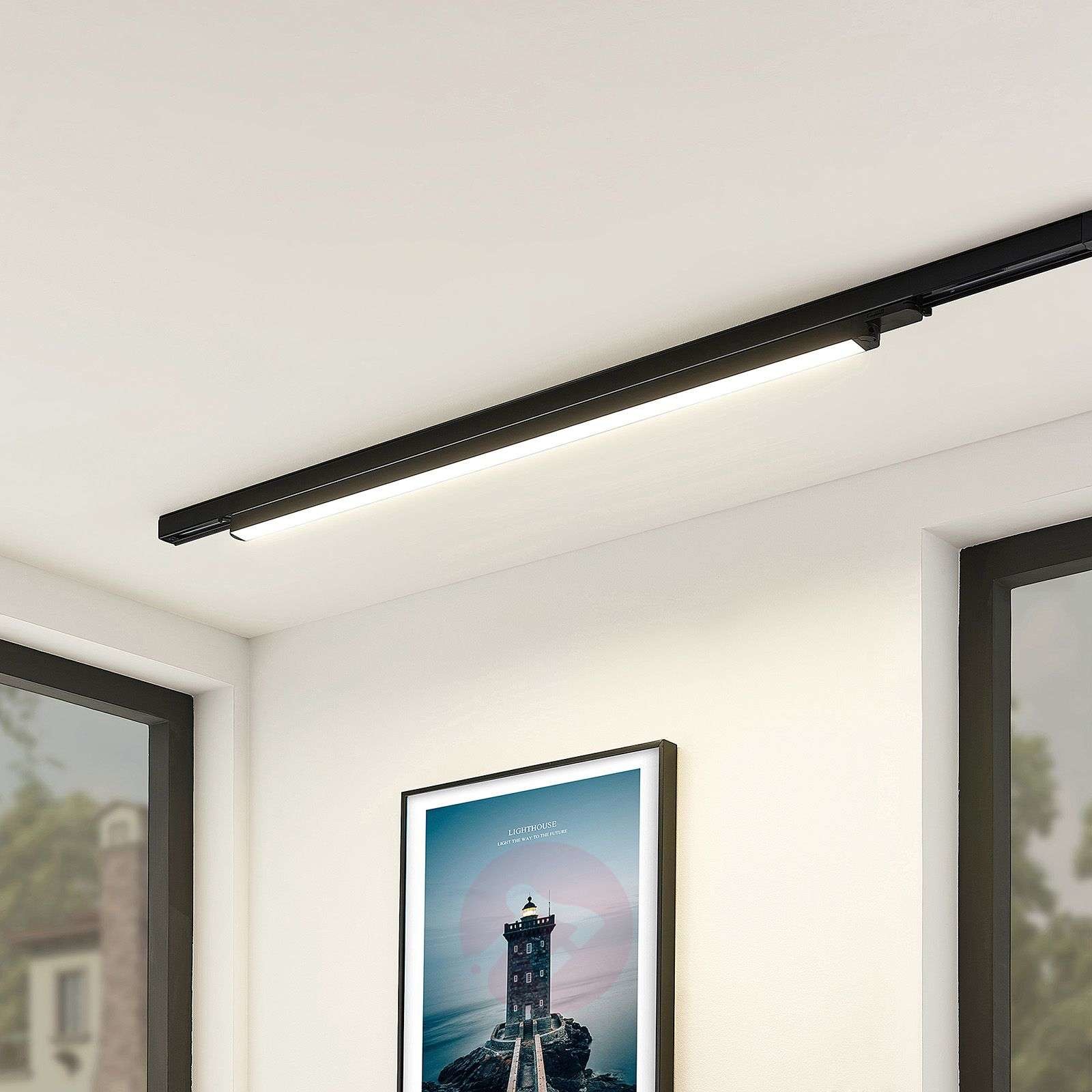 ARCCHIO Arcchio Harlow lampa LED czarna 109cm 4 000 K