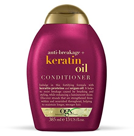 OGX Anti-Breakage Keratin Oil Conditioner, 1er Pack (1 X 385 ML) 97752