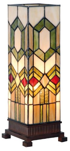 Lumilamp Kolumna, stolik pomocniczy lampa sufitowa, lampa w stylu Tiffany 