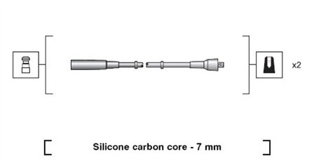 MAGNETI MARELLI Zestaw przewodów zapłonowych MAGNETI MARELLI 941318111205