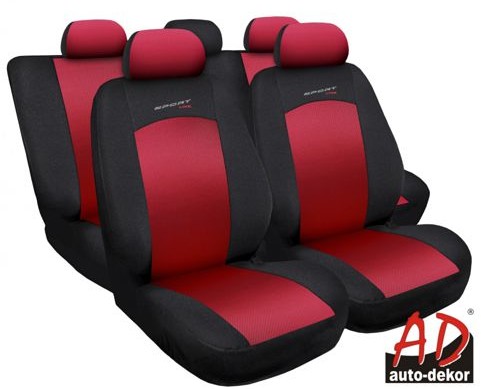 Kegel-Błażusiak BŁAŻUSIAK Pokrowce na fotele i kanapę Sport-Line+ Super Air Bag (rozmiar L, kolor czerwony) BŁAŻUSIAK 5-1189-236-4060