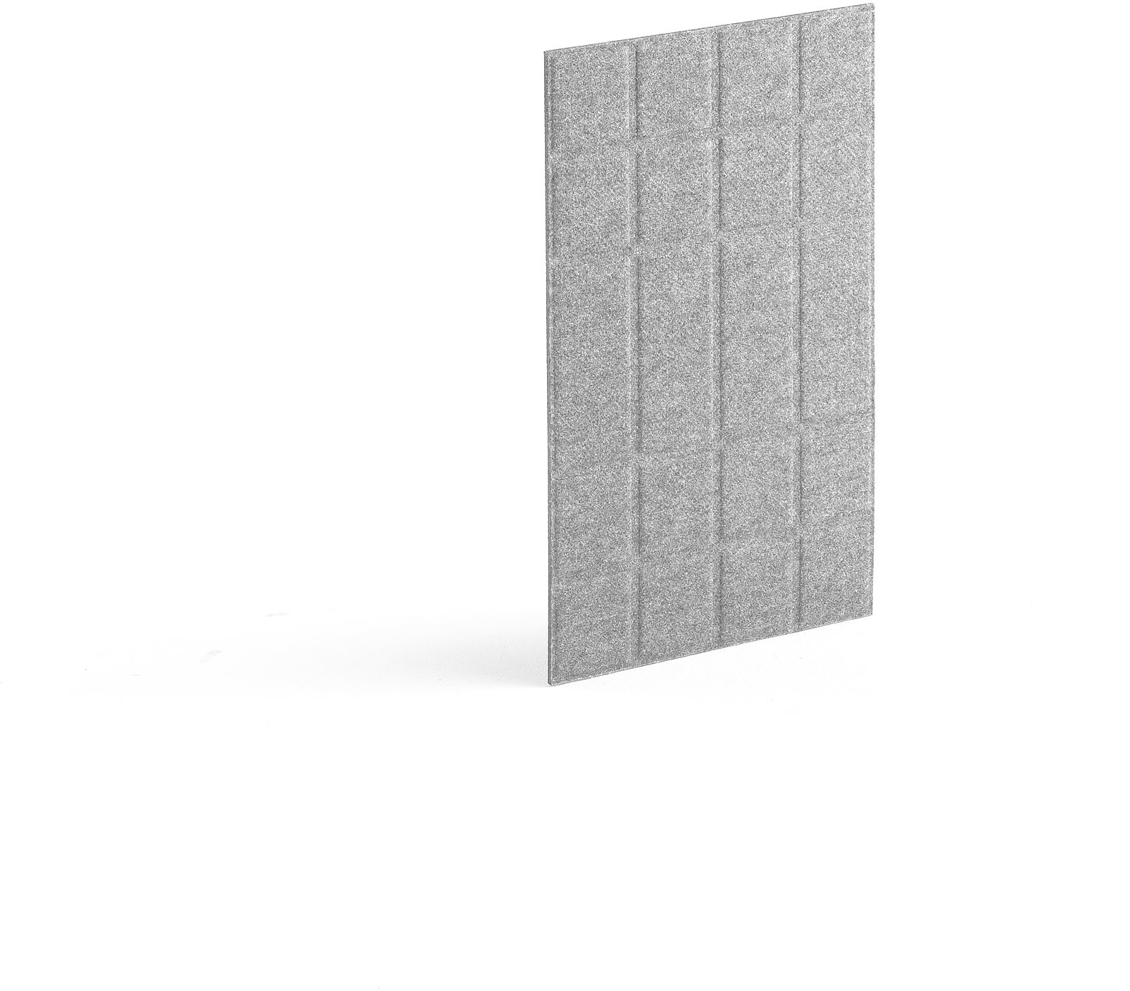 AJ Ścianka biurkowa SPLIT 400x600 mm jasnoszary 124021