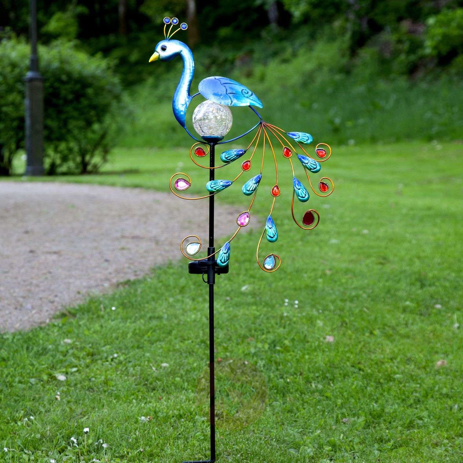 Best Season Solarne oświetlenie dekoracyjne Peacock, paw