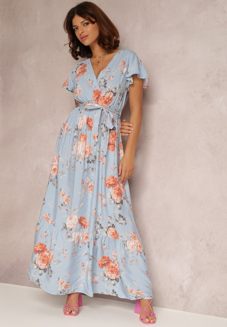 Jasnoniebieska Sukienka Iphene