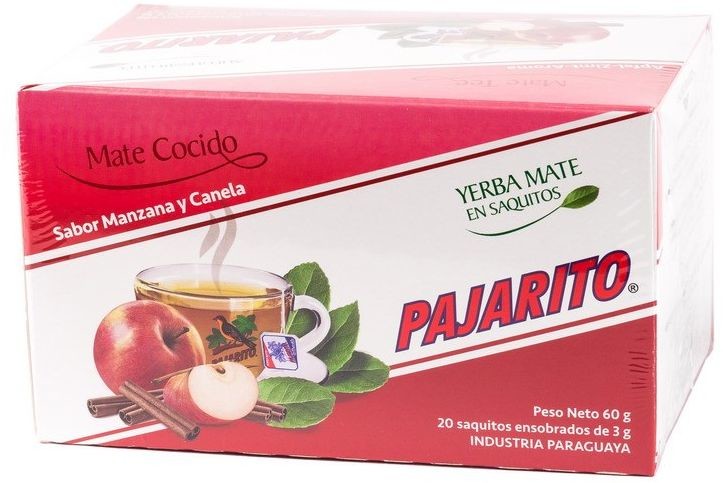 Pajarito w saszetkach jabłko z cynamonem 60g