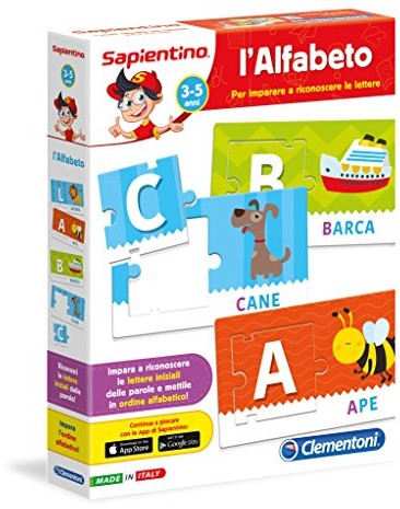 Clementoni CLEM Gioco Sapien Tino L 'alfabeto 12893