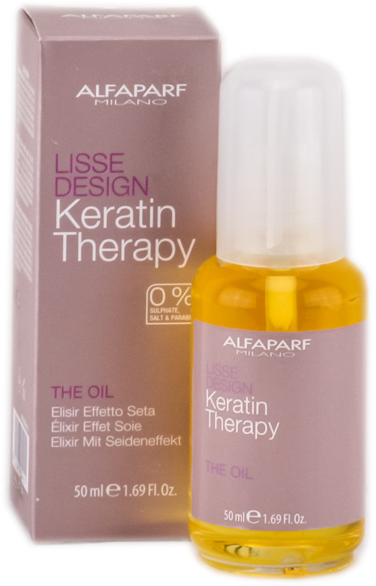 Alfaparf Keratin Therapy Lisse Design The Oil olejek do włosów 50ml 8051