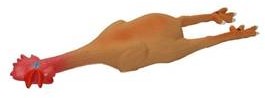 Nobby Zabawka dla zwierząt lateksowy kurczak 47cm Żółta