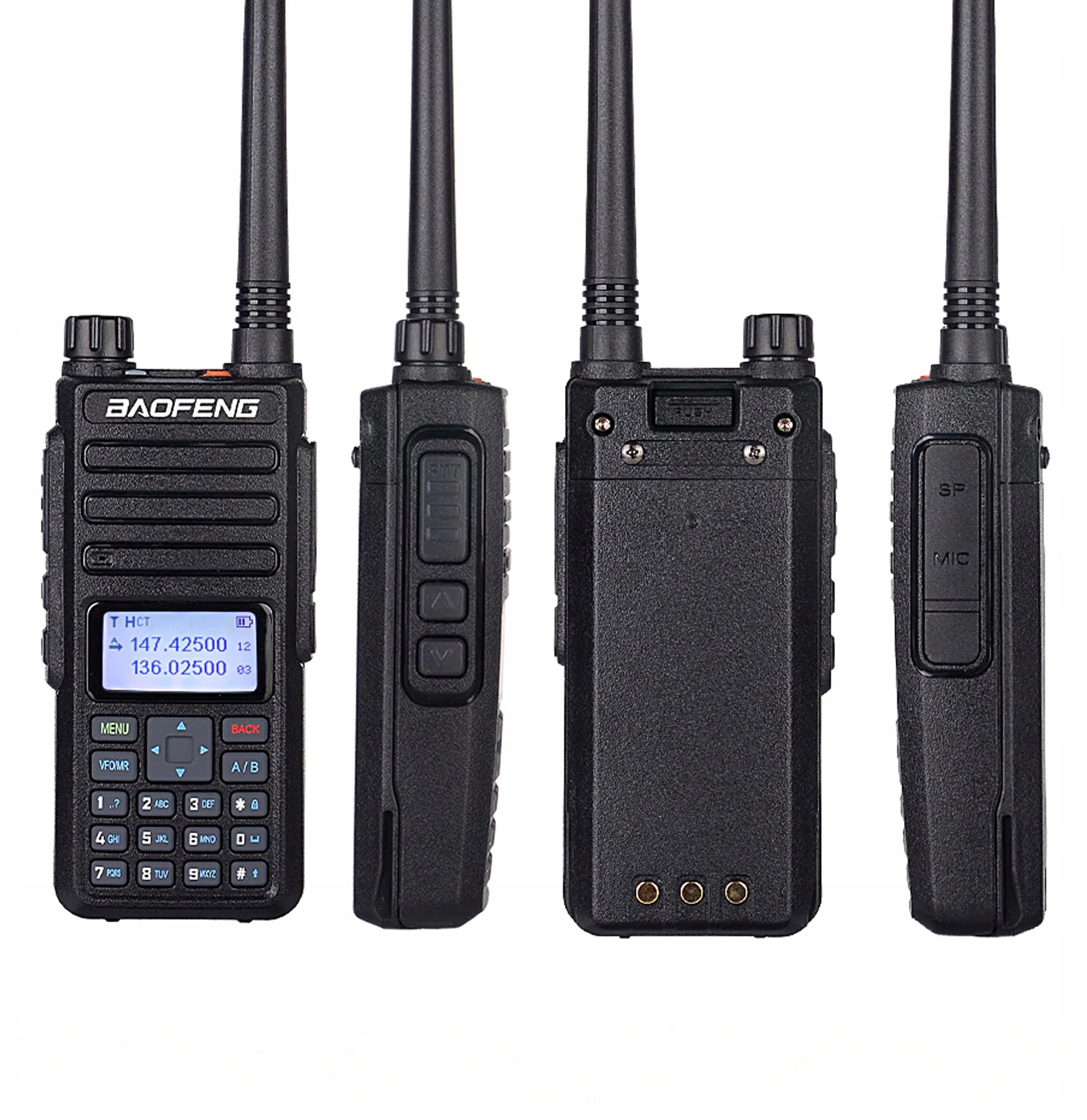 Baofeng Dmr DM-1801 duobander Dmr / Fm sieć Sp-dmr