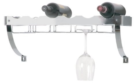 Haku-Möbel Regał na wino Metalowy 44263