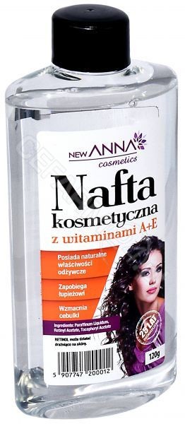 Zdjęcia - Szampon Nafta Kosmetyczna z Witaminami A+E, New Anna Cosmetics, 120g