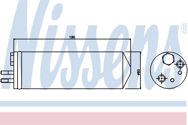 NISSENS Osuszacz, klimatyzacja NISSENS 95148