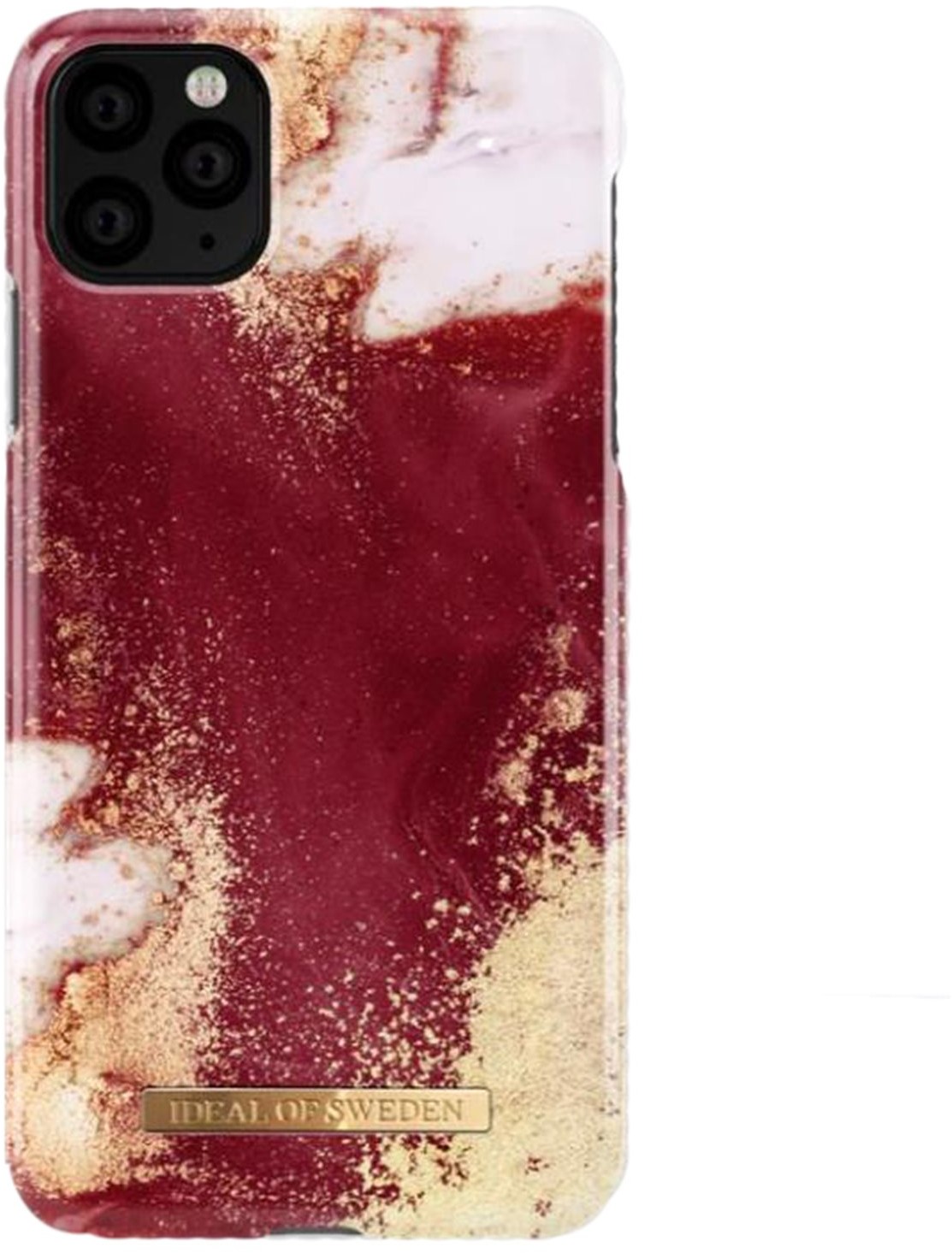 Ideal of Sweden Fashion Case Etui Obudowa do iPhone 11 Pro Max Golden Burgundy Marble IDFCAW19-I1965-149