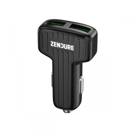 ZENDURE ZENDURE Ładowarka samochodowa 2xUSB QC 3.0 czarna