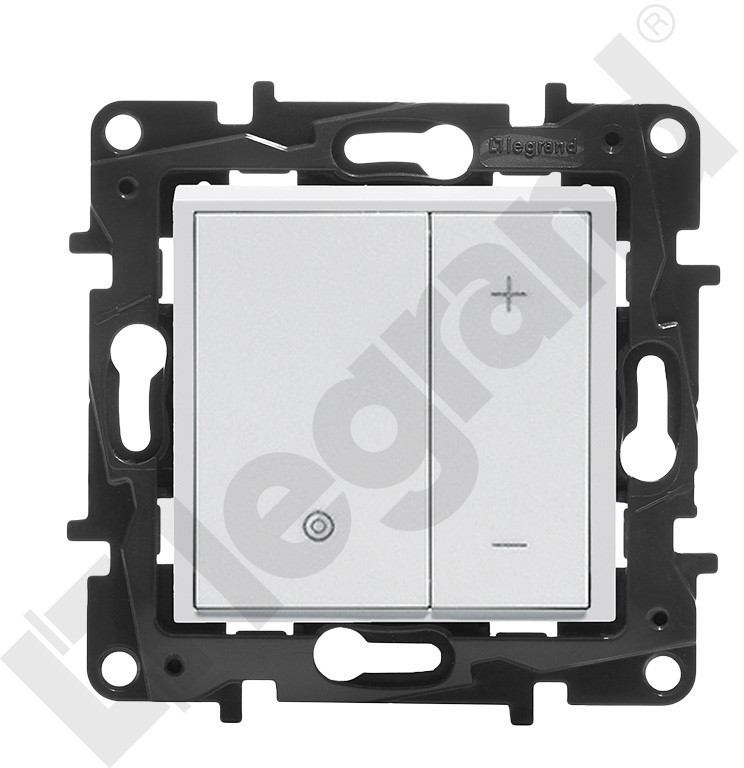 Legrand Ściemniacz przyciskowy Niloe Step 863153 2-przewodowy wkręty biały
