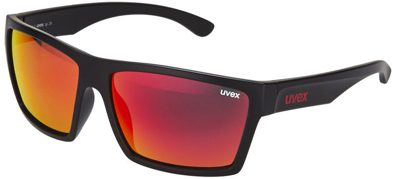 Uvex LGL 29 Okulary rowerowe, black mat/red 2020 Okulary przeciwsłoneczne S5309472213