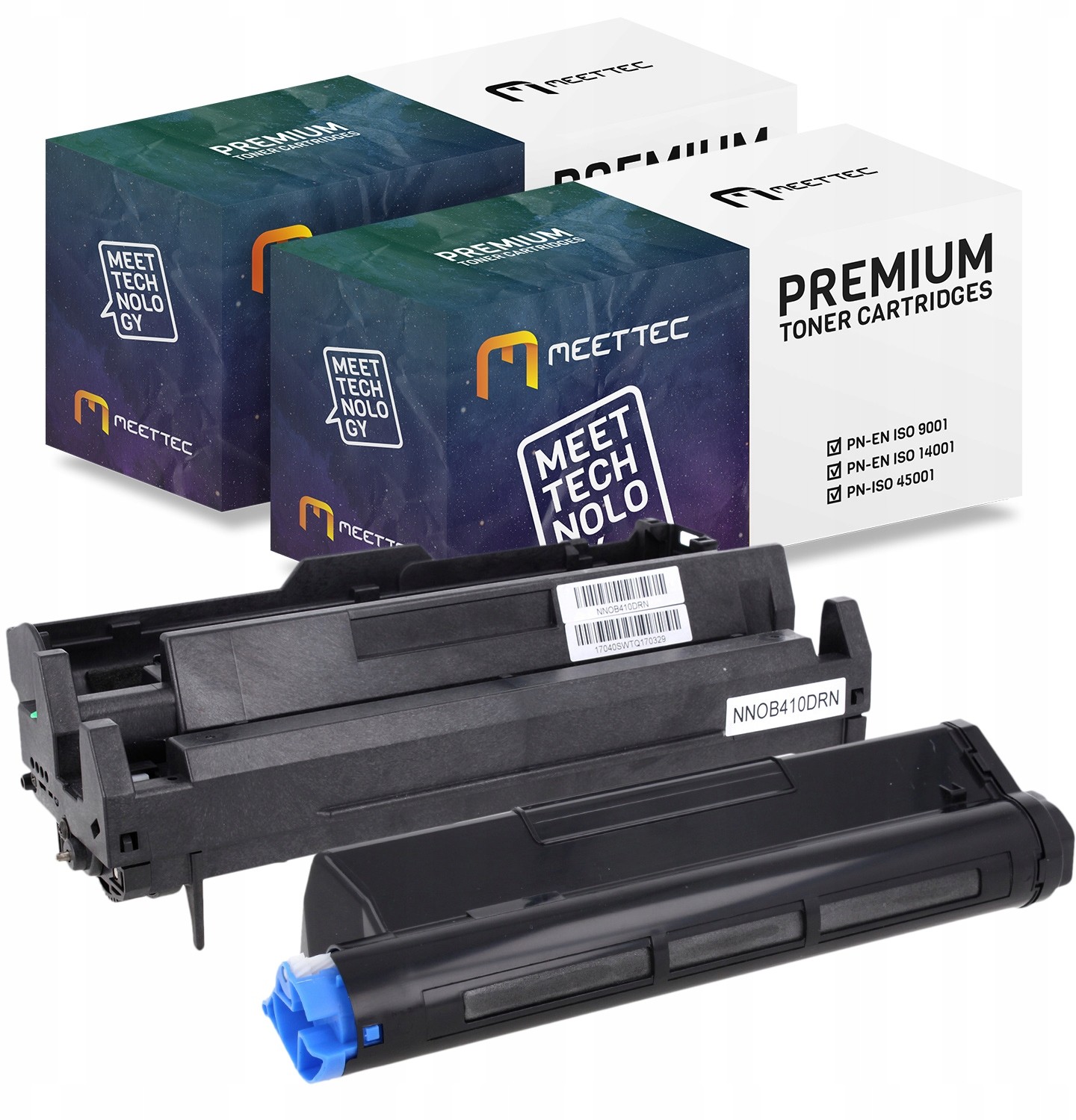 Toner +bęben do Oki B410 B430 43979102 43979002 Bk