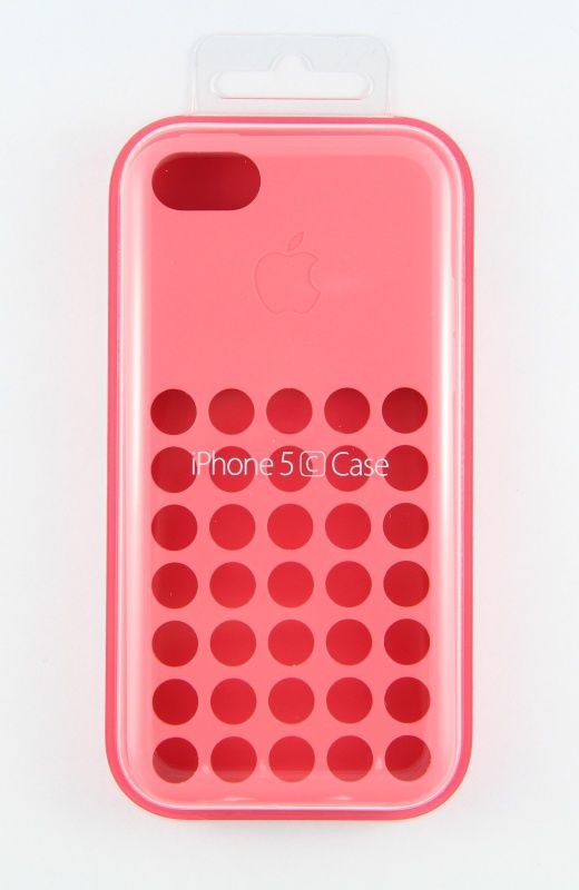 FUTERAŁ SILICON SKIN APPLE MF036ZM-IPHONE 5C PINK