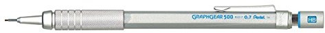 Pentel graphgear 500 12 sztuk ołówek mechaniczny 4 MM Szary 0,7 mm PG517-12