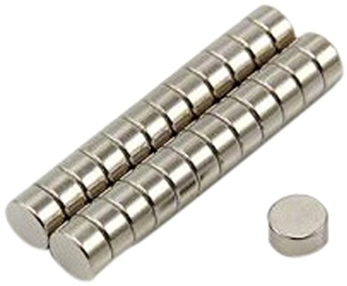 first4magnets first4magnets F643-N35-50 Magnes Expert 6 mm średnicy x 3 mm grubości N35 magnes neodymowy - 0,68 kg ciągnięcie (50 sztuk) F643-N35-50