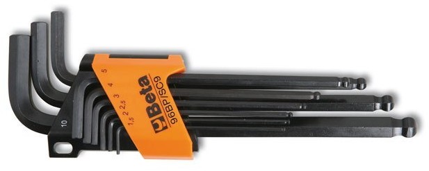 Beta KPL.KLUCZY TRZPIENIOWYCH 1,5-10MM 9SZT 96BP/SC9