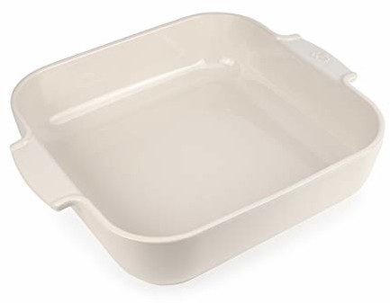 Peugeot Appolia kwadratowa forma do zapiekanek ecru, écru, 36 x 36 cm
