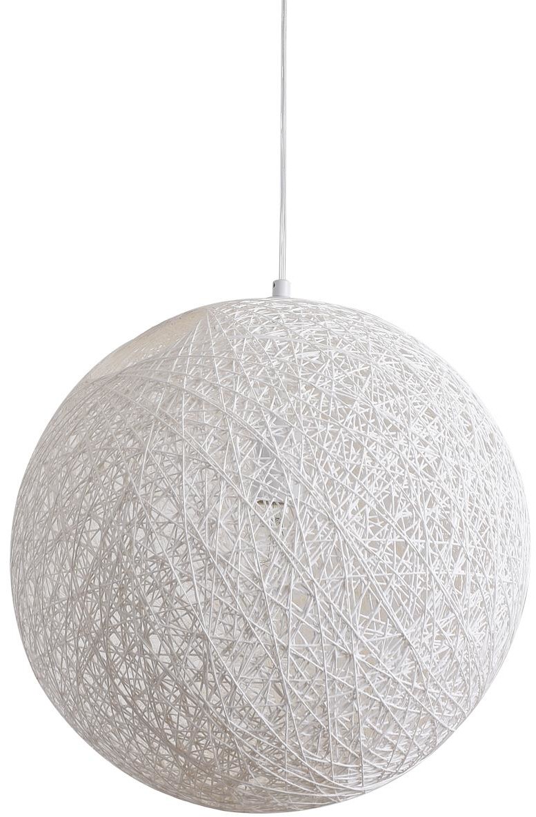 KKS Salonowa lampa wisząca CORDA MP1230-30 dekoracyjna ball biała
