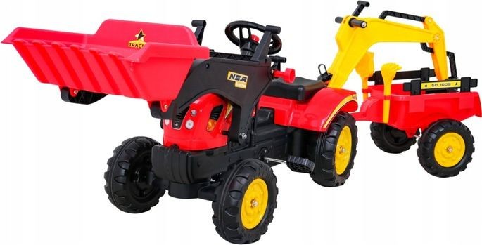 3Z 3Z Gokart Traktor/Koparka z Przyczepką + Akcesoria 3009.CR