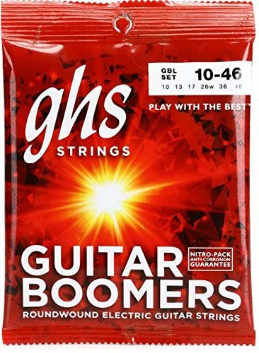 GHS BOOMERS zestaw strun do gitary elektrycznej - GB-L - lekki - 010/046 CGH GBL