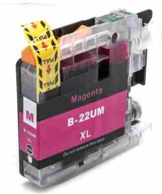 DrTusz Tusz Zamiennik LC-22UM do Brother Purpurowy)