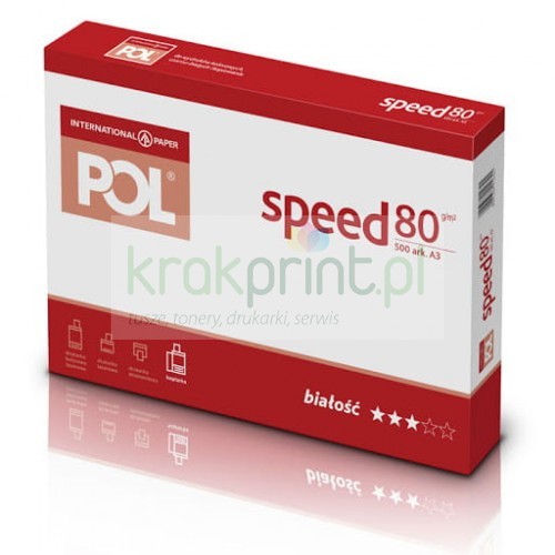 International Paper Papier A3 Polspeed 80g 500 ark