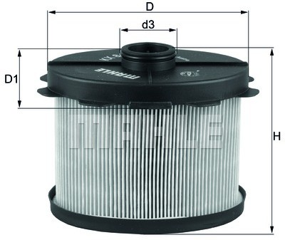 Mahle FILTR PALIWA KNECHT KX 84 D ECO CITROEN KX 84D