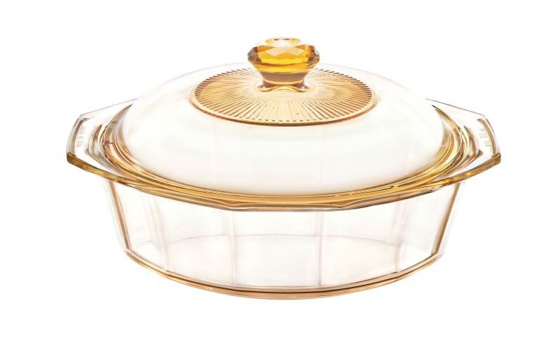 Visions World of Kitchen Garnek szklany z pokrywką 1.5 L DIAMOND VS-15-DI