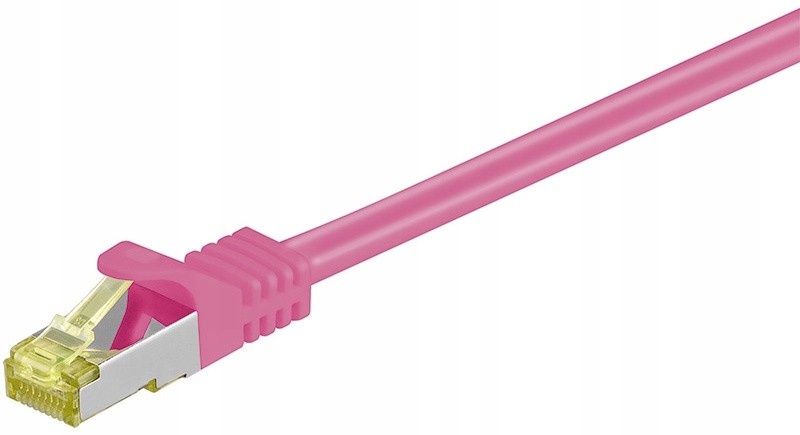 Goobay Kabel Lan Patchcord Cat 7 S/ftp róż 0,25m
