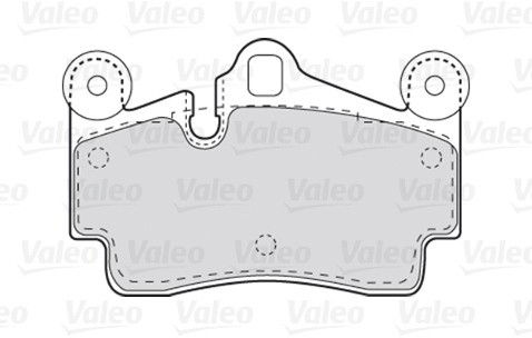 VALEO Klocki hamulcowe - komplet 301770