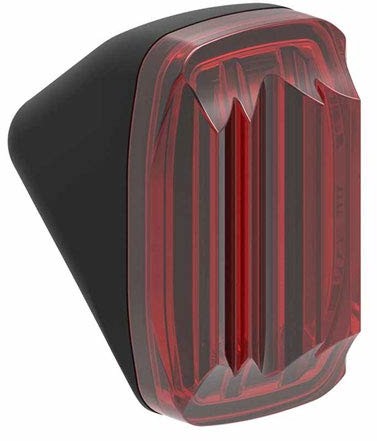 LEZYNE Fender STVZO czarno-błyszczące czerwone światło, 1 LED ERFNDST-V1 oświetlenie roweru elektrycznego, m (1-LED-ERFNDST-V1)