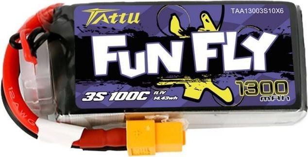 Tattu Tattu Akumulator Tattu Funfly 1300mAh 11,1V 100C 3S1P TAA13003S10X6