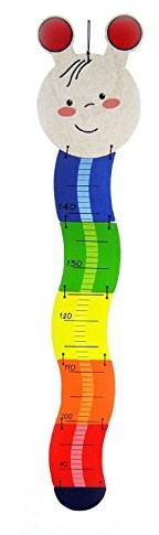 Hess drewnianych zabawek 14608 Messlatte gąsienica wykonana z drewna, 95 x 20 cm