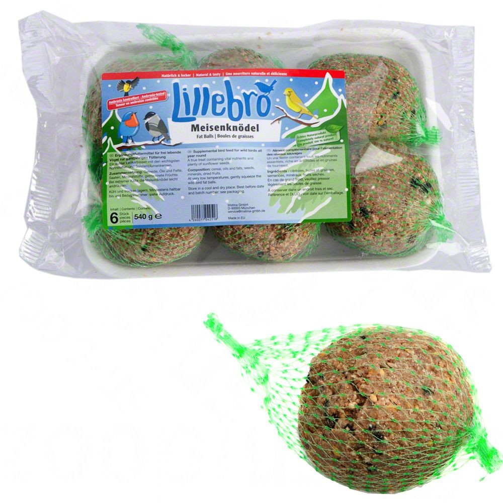 Lillebro Lillebro kuleczki dla dzikich ptaków - 100 x 90 g